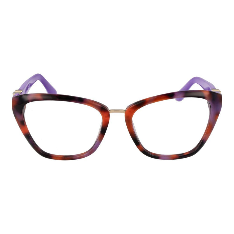 Marciano by Guess cat-eye glasses frames in tortoiseshell acetate with purple temples