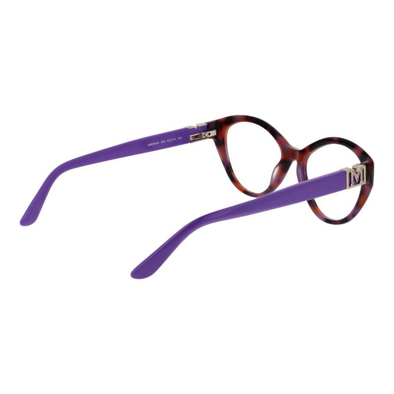Marciano by Guess purple tortoiseshell acetate cat-eye glasses frames