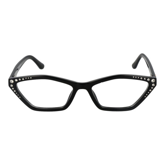 Marciano by Guess black plastic cat-eye glasses frames with crystal embellishments along the brow line