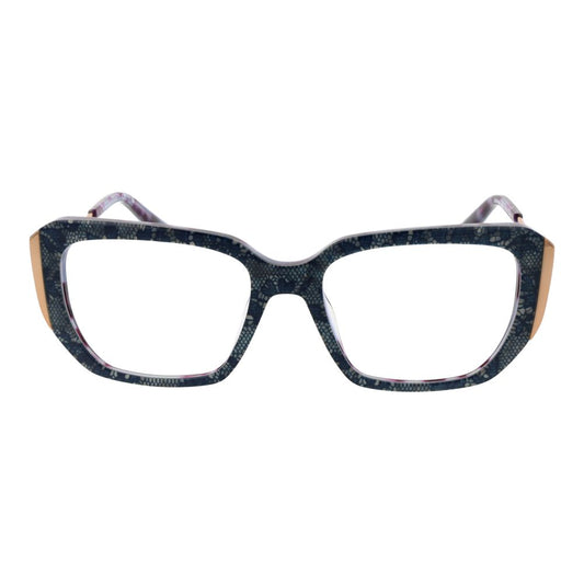 Marciano by Guess multicolor acetate rectangular eyeglass frames with lace pattern