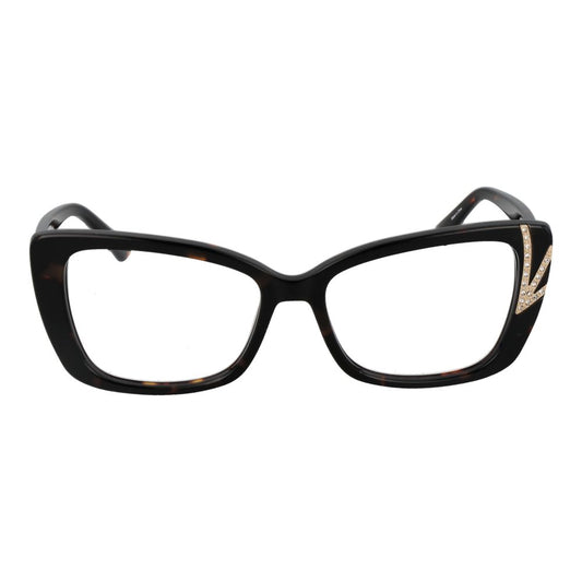 Marciano by Guess black acetate cat-eye glasses frames with rhinestone embellishments