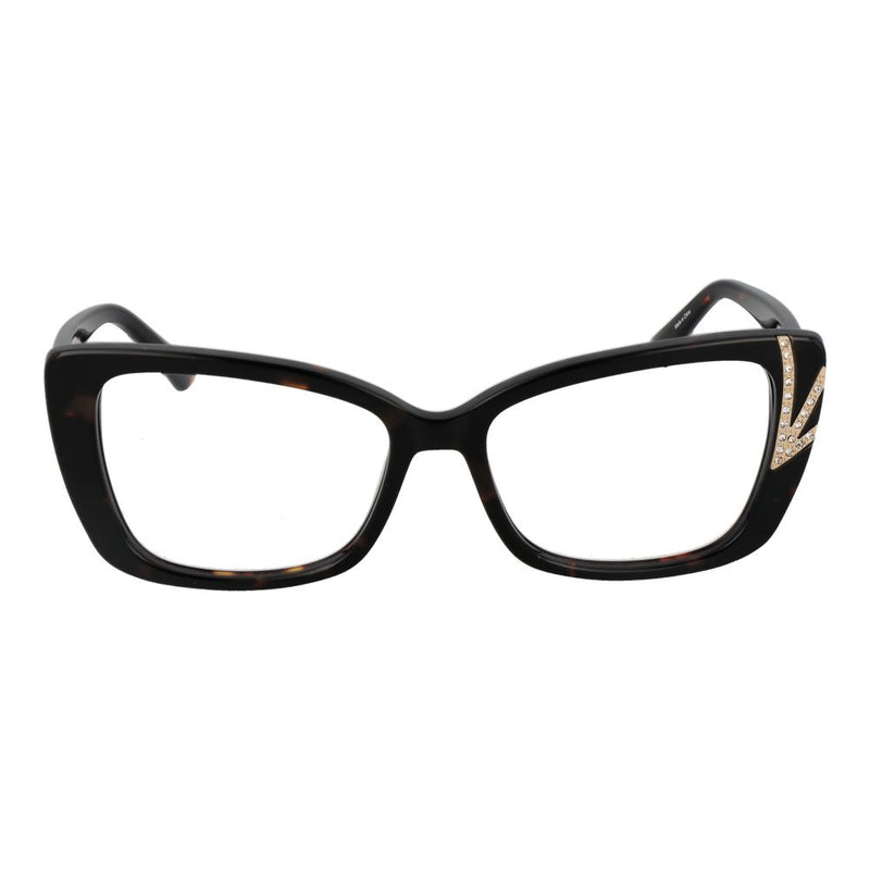 Marciano by Guess black acetate cat-eye glasses frames with rhinestone embellishments