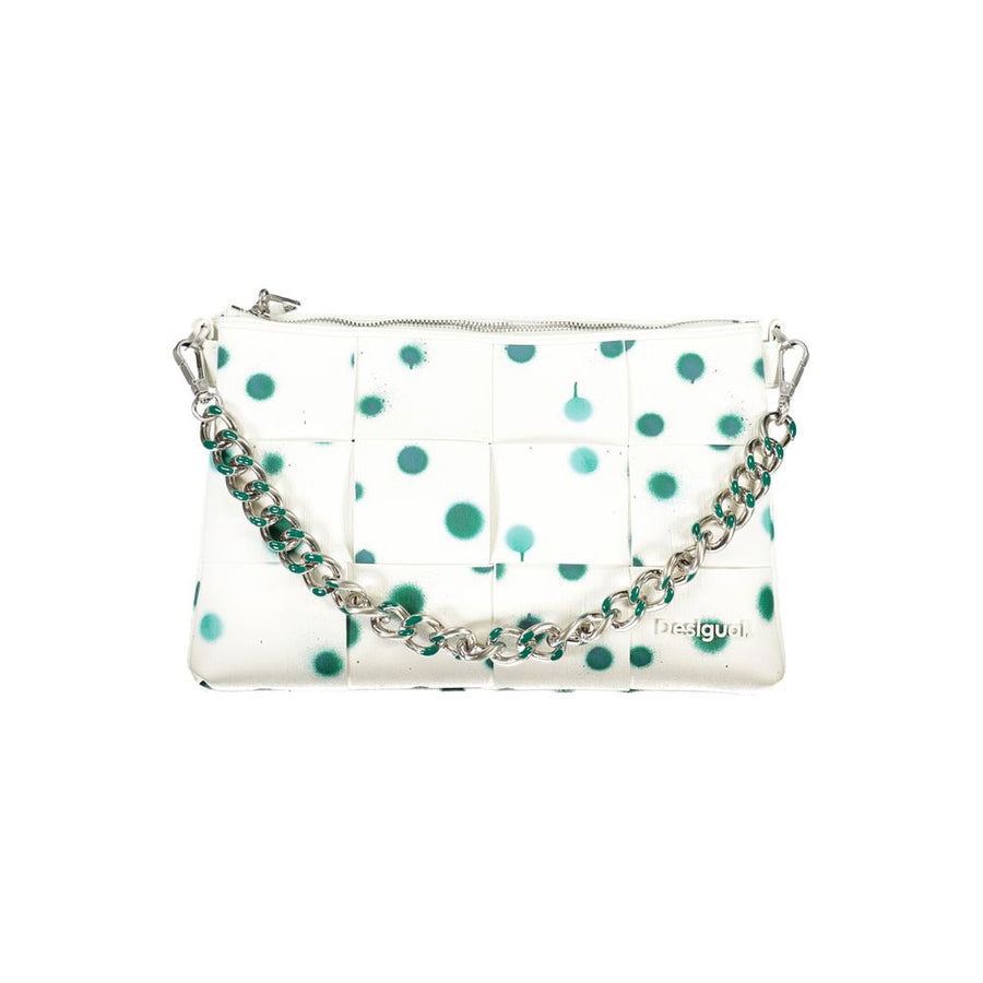 Desigual Bianco Poliuretano Women Handbag