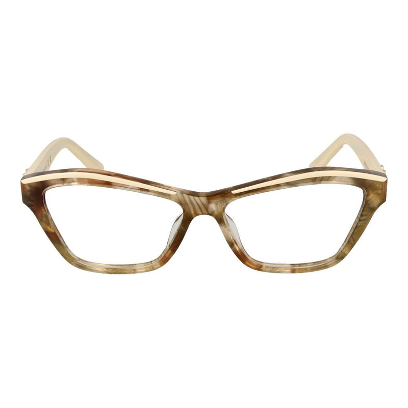 Marciano by Guess beige acetate cat-eye eyeglass frames with tortoiseshell pattern