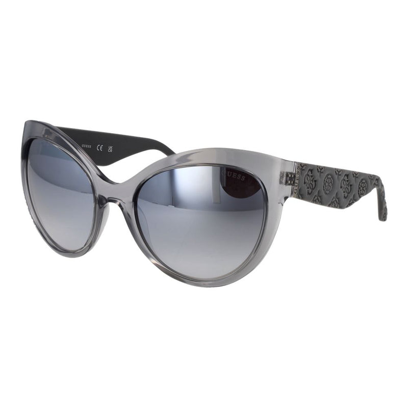 Guess gray plastic cat-eye sunglasses with gradient lenses