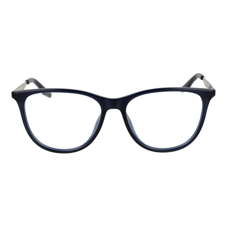 Converse transparent dark blue and metal eyeglasses frames