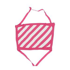 Off-White Pink Cotton Facemask