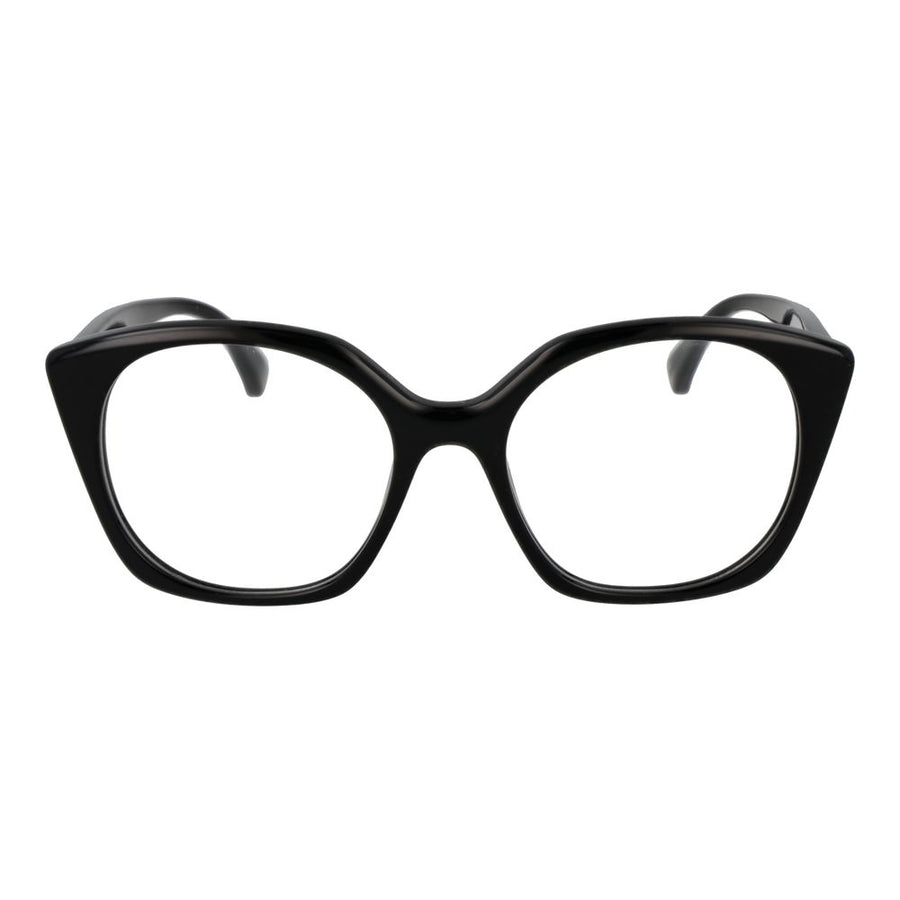 Max Mara black acetate cat-eye eyeglass frames