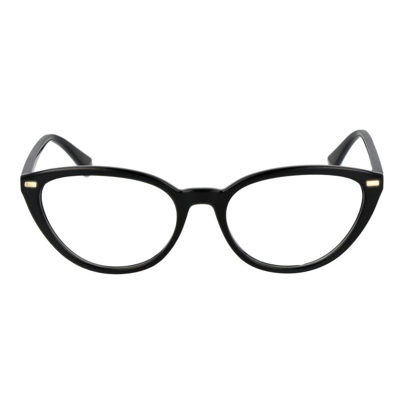 Black eco polyamide cat-eye glasses frames