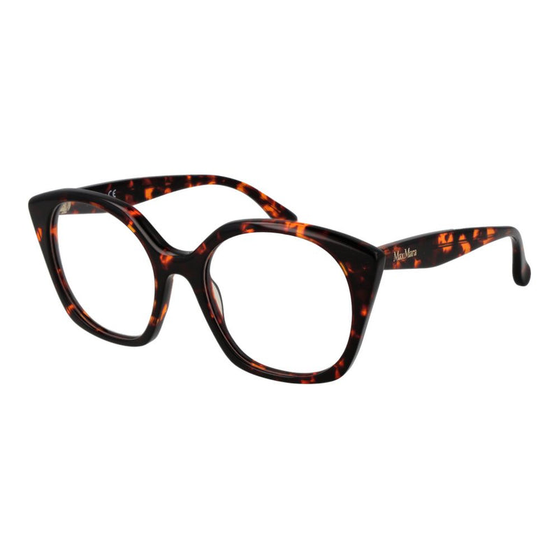 Max Mara brown tortoiseshell plastic cat-eye eyeglass frames