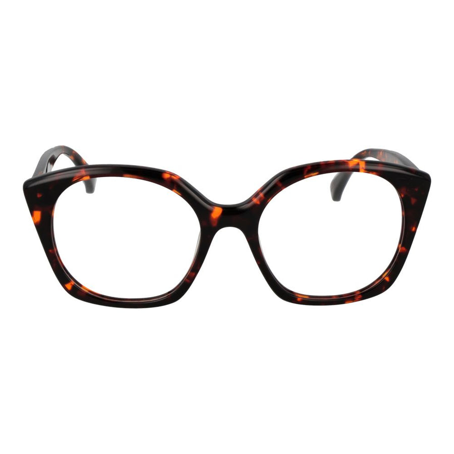 Max Mara brown tortoiseshell plastic cat-eye eyeglass frames