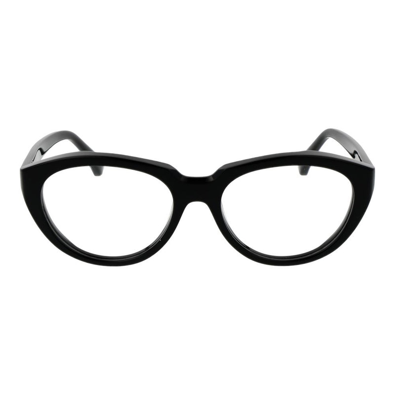 Black acetate cat-eye glasses frames