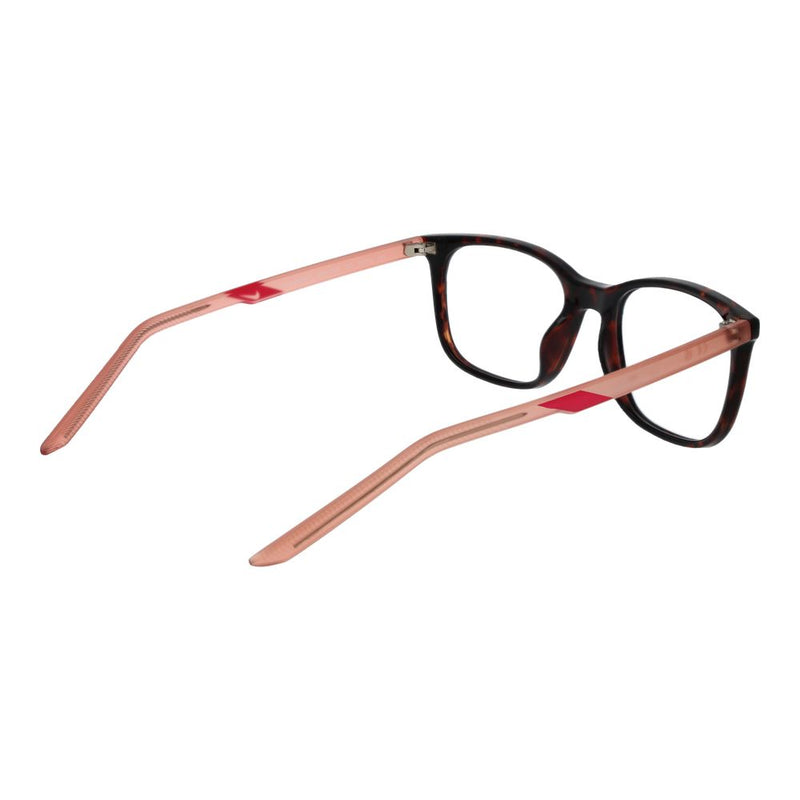 Nike tortoiseshell and pink plastic eyeglass frames