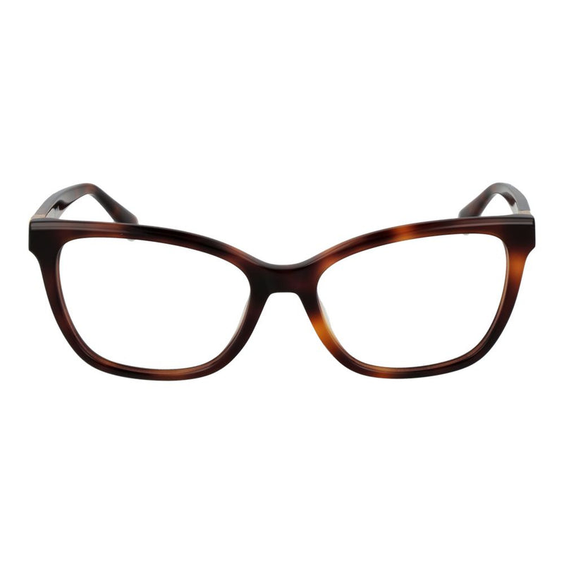 Brown tortoiseshell acetate cat-eye glasses frames