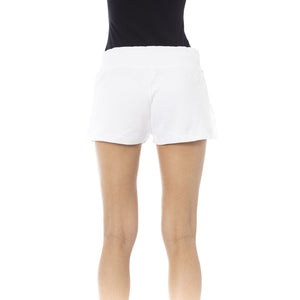 Just Cavalli White Cotton Women's Sweatshorts