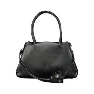 Mario Valentino Black Polyurethane Women's Bag