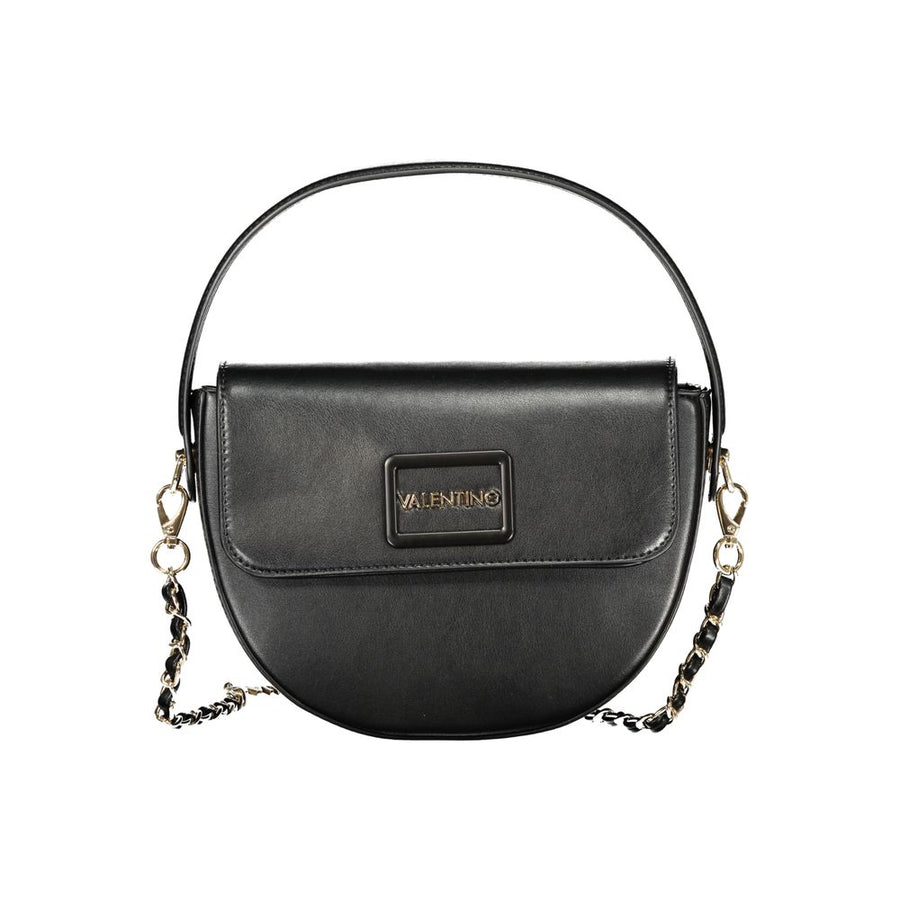 Mario Valentino Black Polyurethane Women's Bag