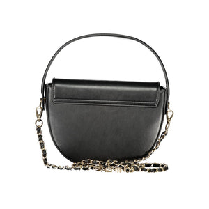 Mario Valentino Black Polyurethane Women's Bag