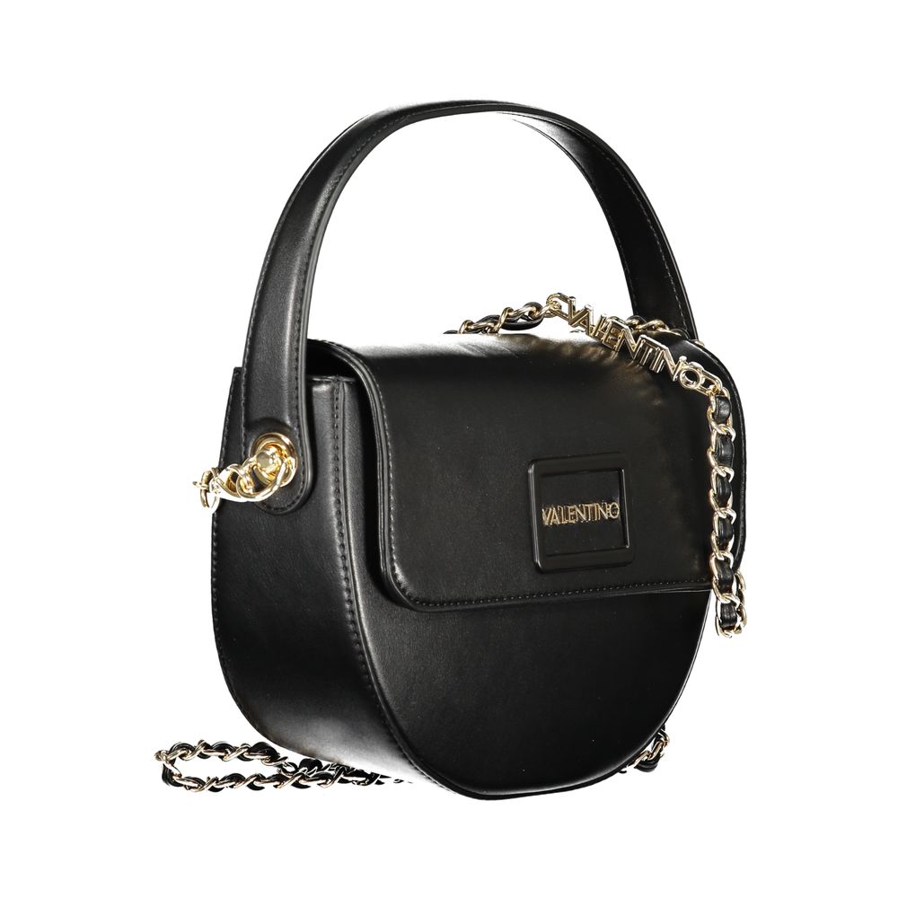 Mario Valentino Black Polyurethane Women's Bag