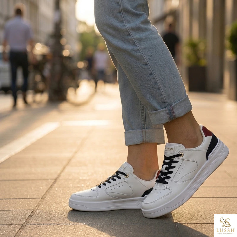 Tommy Hilfiger Bianco Leather Women Sneaker