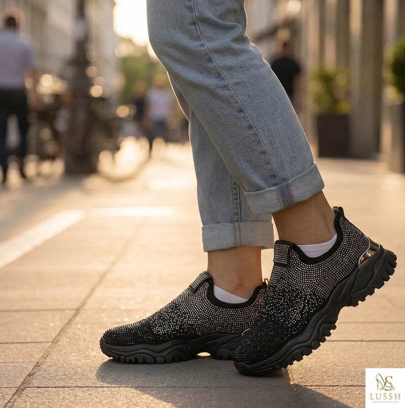 Laura Biagiotti Black Polyurethane Women Sneaker