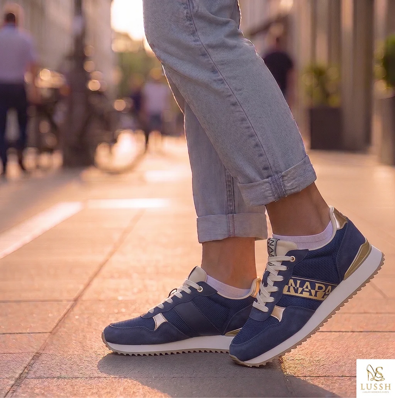 Napapijri Blue Polyester Women's Sneaker