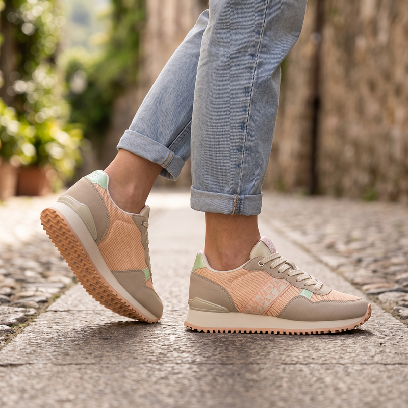 Napapijri Pink Polyester Women's Sneaker