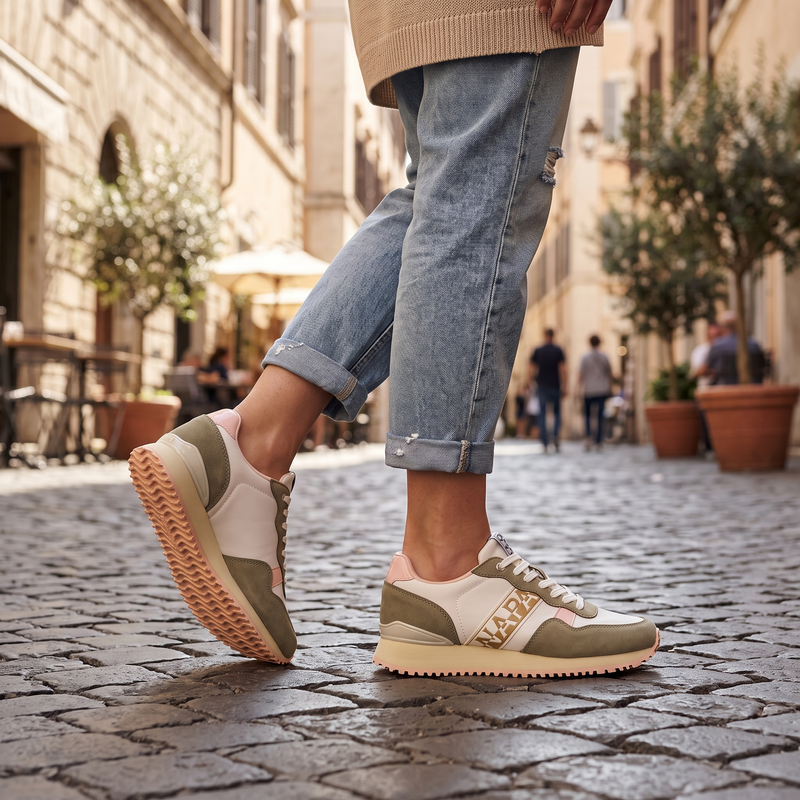 Napapijri Bianco Polyester Womens Sneaker