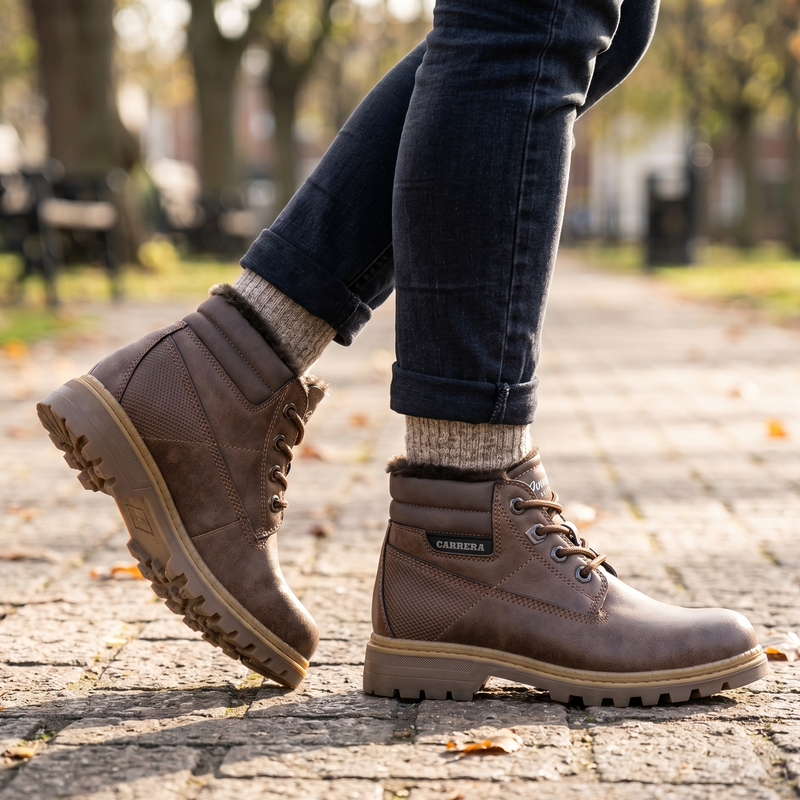 Carrera Marrone Poliuretano Woman Ankle Boot