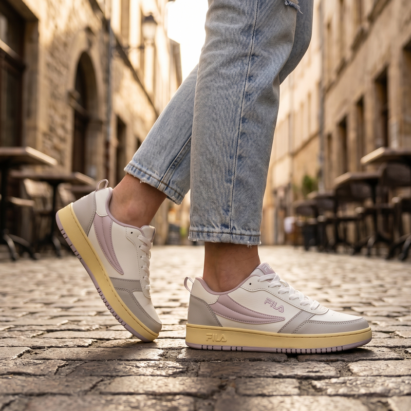 Fila Bianco Polyurethane Women Sneaker