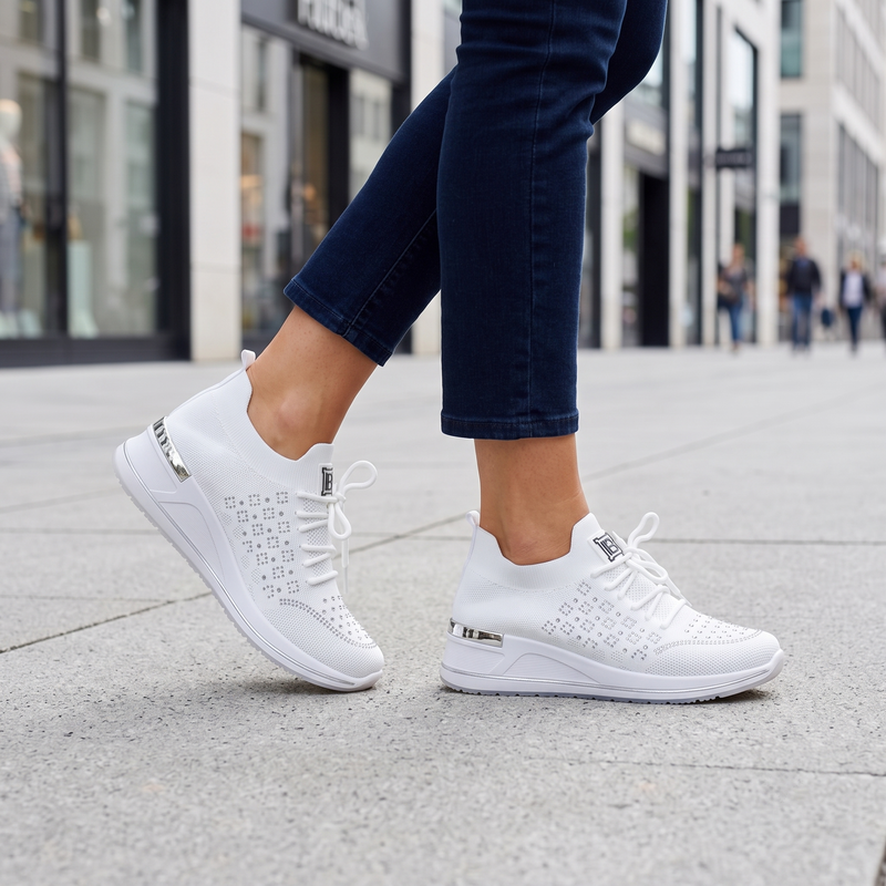 Laura Biagiotti Bianco Polyester Women Sneaker