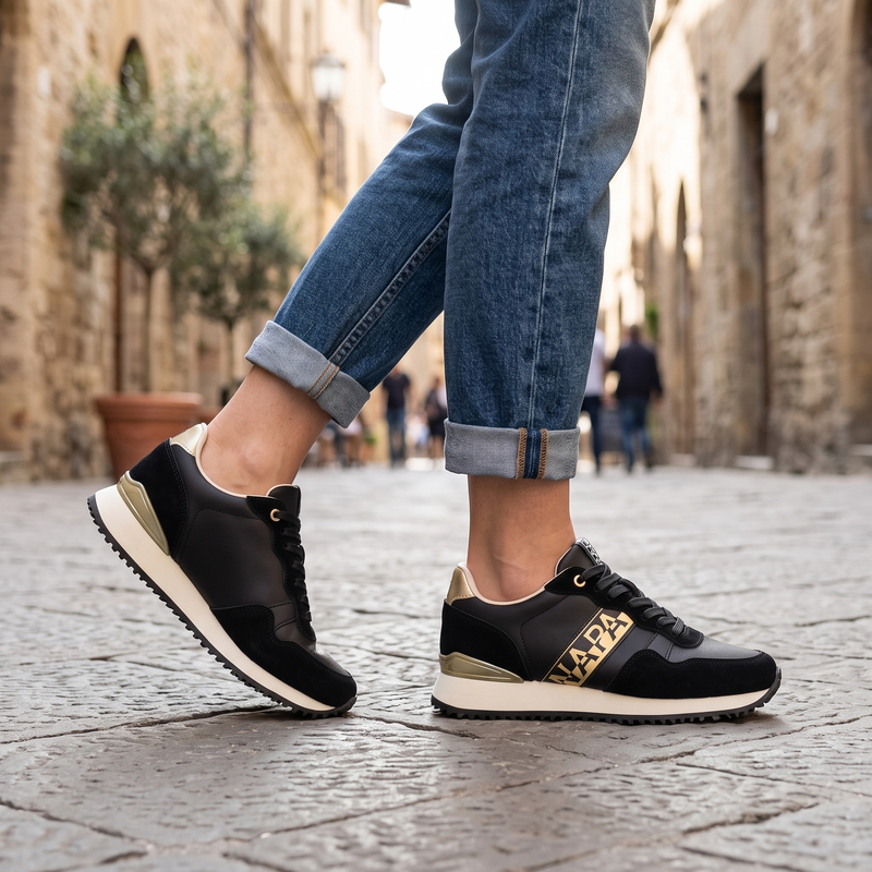 Napapijri Nero Polyurethane Women's Sneaker
