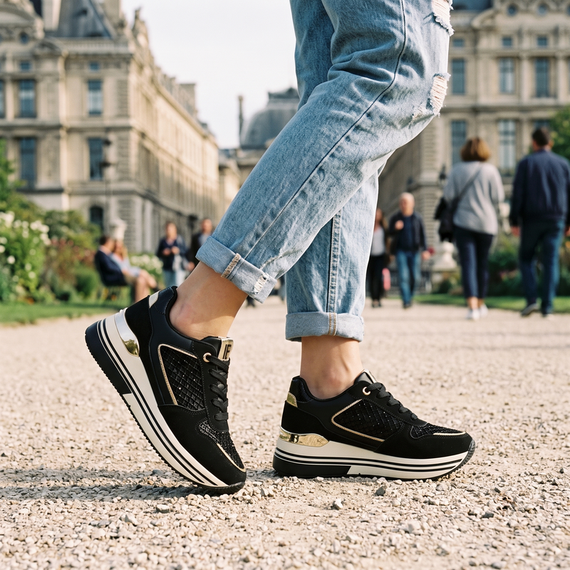 Laura Biagiotti Blue Polyurethane Women Sneaker