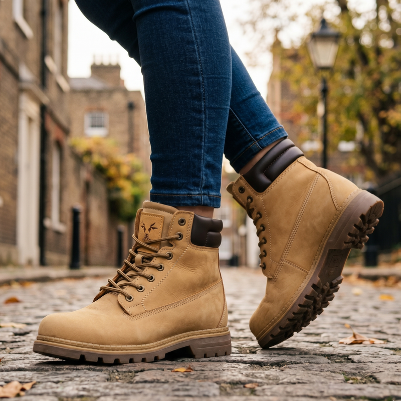 Carrera Beige Polyurethane Women Ankle Boot