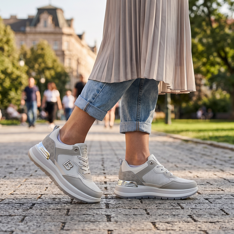 Laura Biagiotti White Polyurethane Women Sneaker