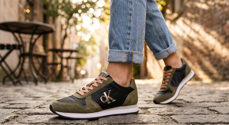 Calvin Klein Nero Polyester Women Sneaker