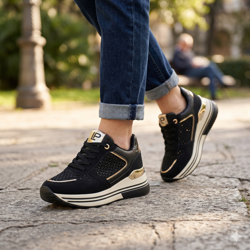 Laura Biagiotti Blue Polyurethane Women Sneaker