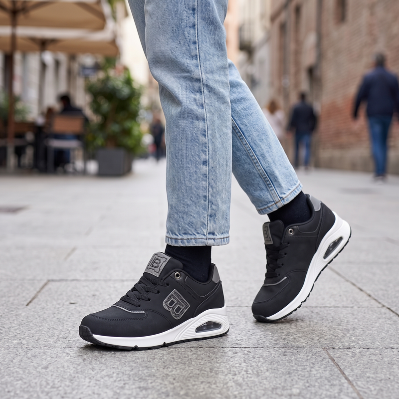 Laura Biagiotti Black Polyurethane Women Sneaker