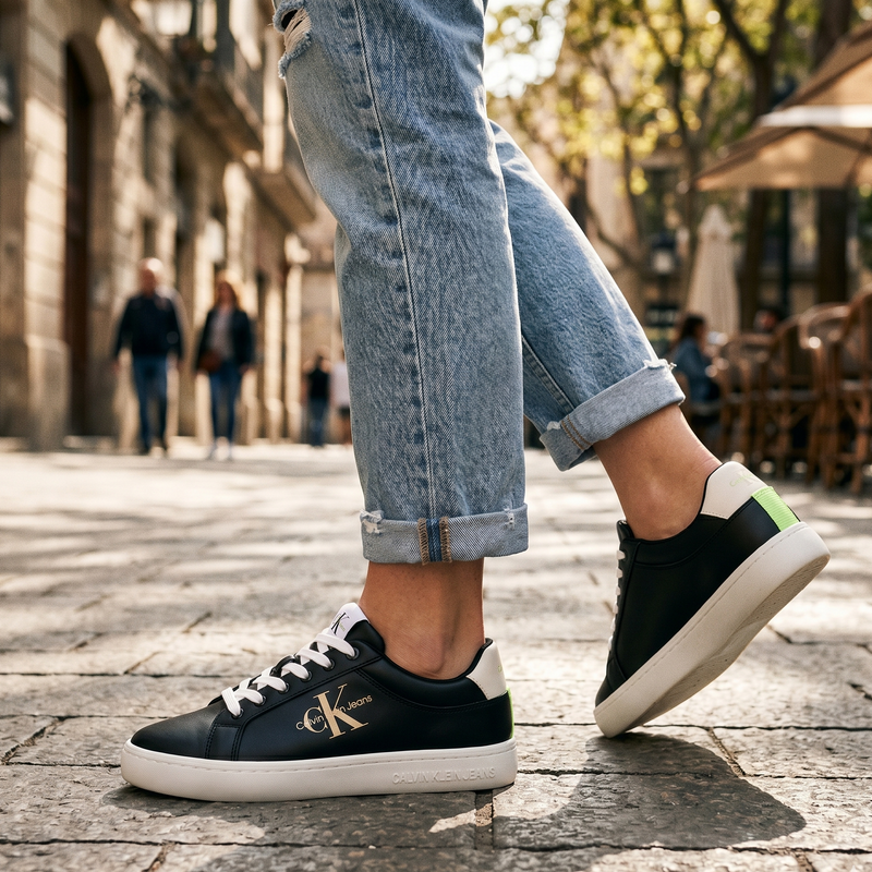 Calvin Klein Nero Polyester Women Sneaker