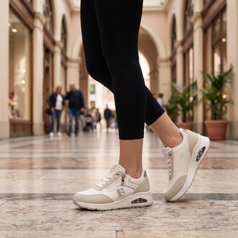Laura Biagiotti Bianco Poliestere Women Sneaker