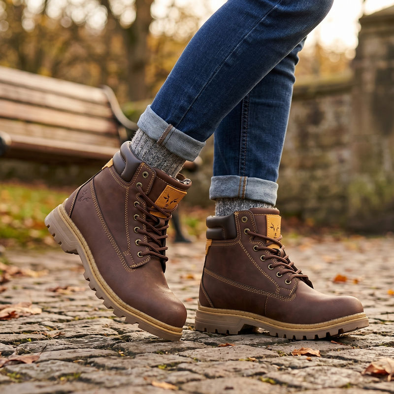 Carrera Brown Polyester Women Boot
