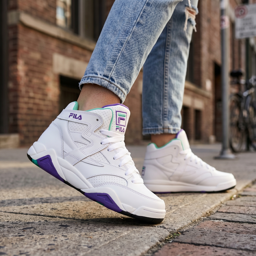 Fila White Polyurethane Women Sneaker