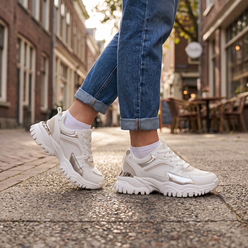 Laura Biagiotti White Polyurethane Women Sneaker