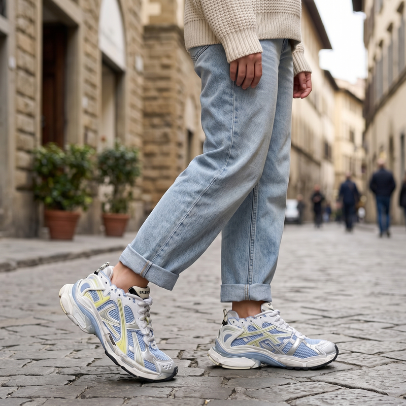 Balenciaga Multicolor Polyethylene Athletic Sneakers