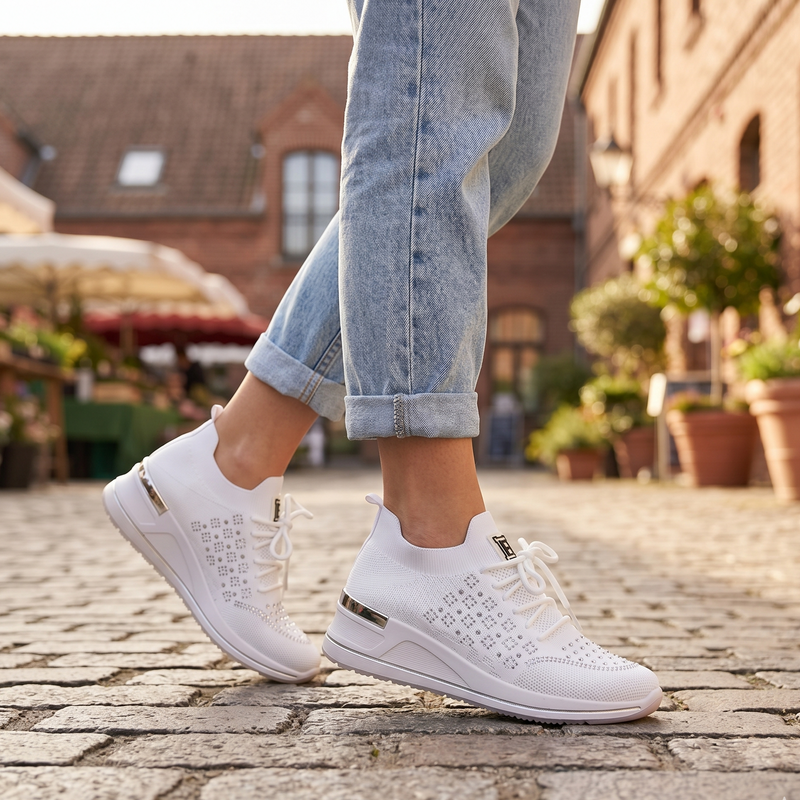 Laura Biagiotti Bianco Polyester Women Sneaker