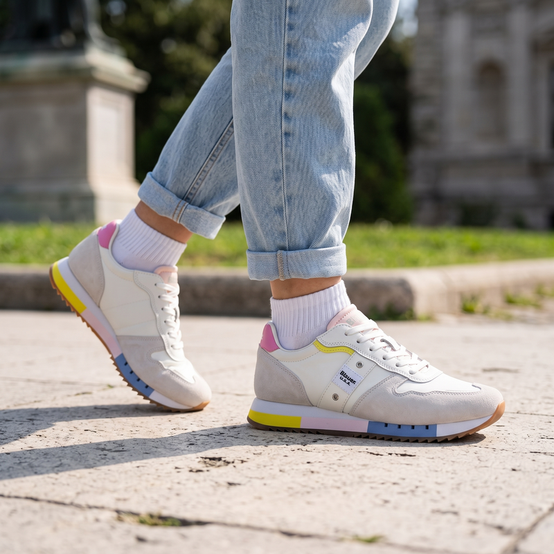 Blauer Bianco Poliuretano Woman Sneaker