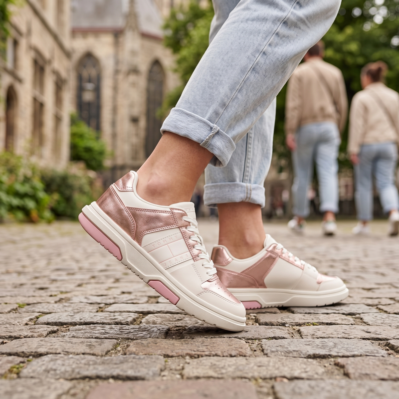 Tommy Hilfiger Bianco Poliuretano Women Sneaker