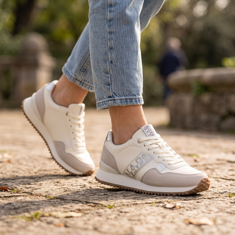 Napapijri White Polyester Womens Sneaker