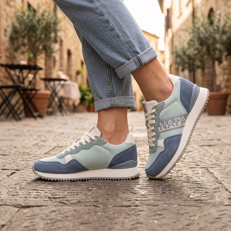 Napapijri Azzurro Polyester Women's Sneaker