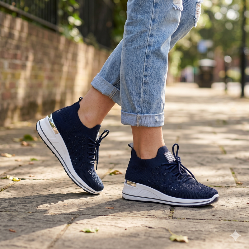 Laura Biagiotti Blue Polyester Women Sneaker